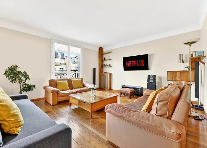 شقة Quartier Arc De Triomphe 2 Bedroom With Netflix باريس