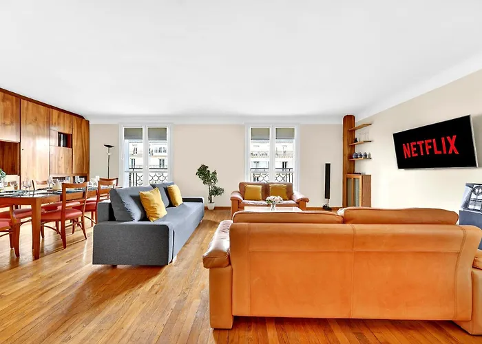 公寓 Quartier Arc De Triomphe 2 Bedroom With Netflix